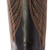 Ariat Women's Round Up Wide Square Toe Western Cowboy Boot, Limousine Black - Image 7