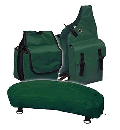 Horn and Cantle Bags Perfect for Holding Food Tahoe Nylon Trail Riding Endurance Saddle Bag Set Multiple Colors Available Includes Saddle Beverages and Supplies Durable Nylon Construction 