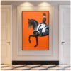 XuFan European Royal Equestrian Canvas Paintings - 60X90cm 2pcs-No Frame - Image 2