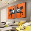 XuFan European Royal Equestrian Canvas Paintings - 60X90cm 2pcs-No Frame