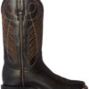 Ariat Women's Round Up Wide Square Toe Western Cowboy Boot, Limousine Black - Image 6